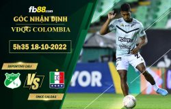 Fb88 soi kèo trận đấu Deportivo Cali vs Once Caldas