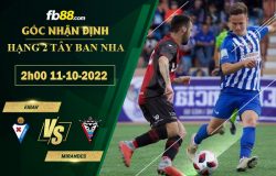 Fb88 soi kèo trận đấu Eibar vs Mirandes