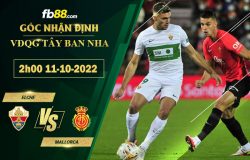 Fb88 soi kèo trận đấu Elche vs Mallorca