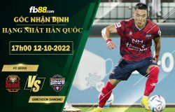 Fb88 soi kèo trận đấu FC Seoul vs Gimcheon Sangmu