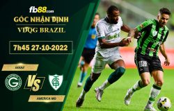 Fb88 soi kèo trận đấu Goias vs America MG