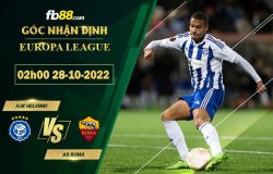 Fb88 soi kèo trận đấu HJK Helsinki vs AS Roma