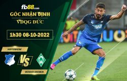 Fb88 soi kèo trận đấu Hoffenheim vs Werder Bremen