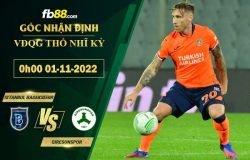 Fb88 soi kèo trận đấu Istanbul Basaksehir vs Giresunspor