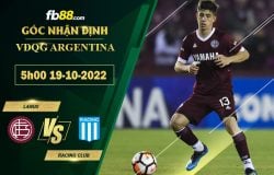 Fb88 soi kèo trận đấu Lanus vs Racing Club