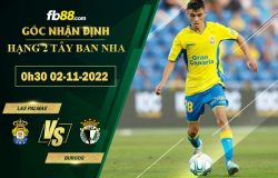 Fb88 soi kèo trận đấu Las Palmas vs Burgos