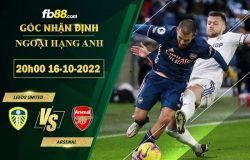 Fb88 soi kèo trận đấu Leeds United vs Arsenal