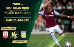 Fb88 soi kèo trận đấu Nottingham Forest vs Aston Villa