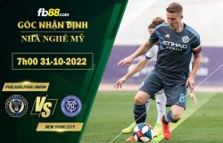 Fb88 soi kèo trận đấu Philadelphia Union vs New York City