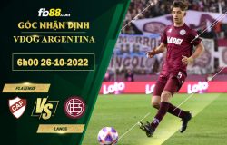 Fb88 soi kèo trận đấu Platense vs Lanus