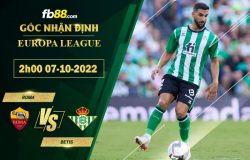 Fb88 soi kèo trận đấu Roma vs Betis