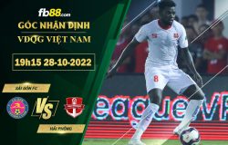 Fb88 soi kèo trận đấu Sài Gòn FC vs Hải Phòng