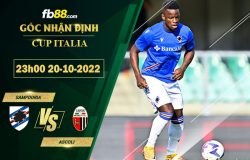 Fb88 soi kèo trận đấu Sampdoria vs Ascoli