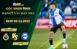 Fb88 soi kèo trận đấu Santander vs Alaves