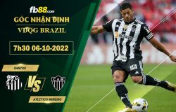 Fb88 soi kèo trận đấu Santos vs Atletico Mineiro