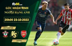 Fb88 soi kèo trận đấu Southampton vs Arsenal