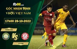 Fb88 soi kèo trận đấu Thanh Hóa vs TP HCM