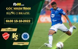 Fb88 soi kèo trận đấu Vila Nova vs Cruzeiro