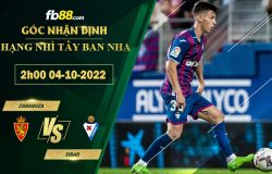 Fb88 soi kèo trận đấu Zaragoza vs Eibar