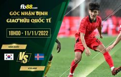 fb88-soi kèo Han Quoc vs Iceland