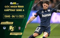 fb88-thông số trận đấu Melbourne Victory vs Newcastle Jets