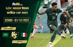 fb88-soi kèo Saudi Arabia vs Mexico