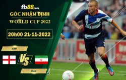 Fb88 soi kèo trận đấu Anh vs Iran