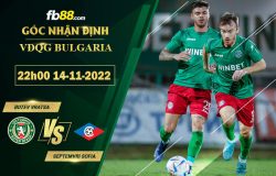 Fb88 soi kèo trận đấu Botev Vratsa vs Septemvri Sofia