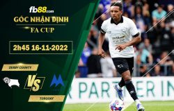 Fb88 soi kèo trận đấu Derby County vs Torquay