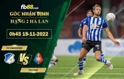 Fb88 soi kèo trận đấu FC Eindhoven vs Telstar