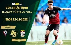 Fb88 soi kèo trận đấu Mirandes vs Cartagena