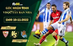 Fb88 soi kèo trận đấu Sevilla vs Sociedad