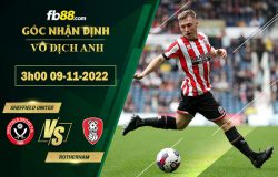 Fb88 soi kèo trận đấu Sheffield United vs Rotherham