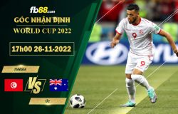 Fb88 soi kèo trận đấu Tunisia vs Úc