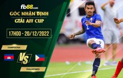 fb88-soi kèo Campụchia vs Philippines