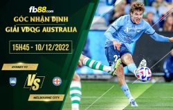 fb88-soi kèo Sydney FC vs Melbourne City