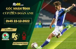 Fb88 soi kèo trận đấu Blackburn vs Nottingham Forest