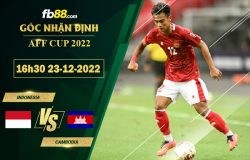 Fb88 soi kèo trận đấu Indonesia vs Cambodia