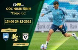 Fb88 soi kèo trận đấu Sydney FC vs Macarthur