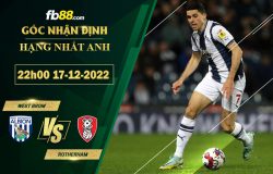 Fb88 soi kèo trận đấu West Brom vs Rotherham