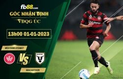 Fb88 soi kèo trận đấu Western Sydney vs Macarthur