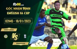 fb88-soi kèo Forest Green vs Birmingham