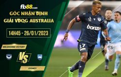 fb88-soi kèo Melbourne Victory vs Sydney