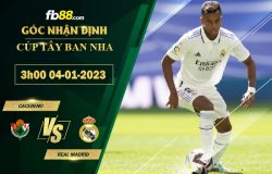 Fb88 soi kèo trận đấu Cacereno vs Real Madrid