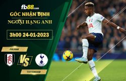 Fb88 soi kèo trận đấu Fulham vs Tottenham