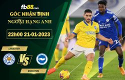 Fb88 soi kèo trận đấu Leicester vs Brighton