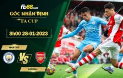 Fb88 soi kèo trận đấu Man City vs Arsenal