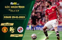 Fb88 soi kèo trận đấu Man Utd vs Reading