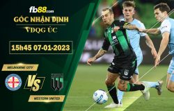 Fb88 soi kèo trận đấu Melbourne City vs Western United