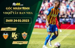 Fb88 soi kèo trận đấu Valencia vs Almeria